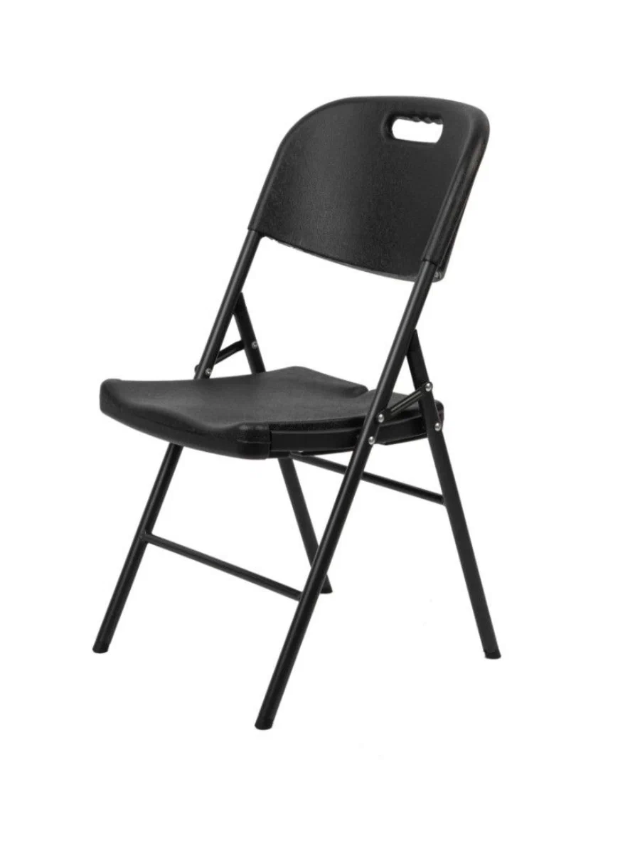 Стул пластиковый Гард складной чёрный